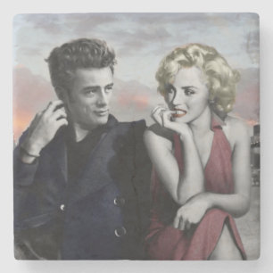 Brooklyn B&W Stenen Onderzetter