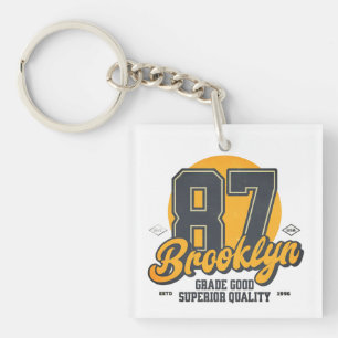 Brooklyn Badge Sleutelhanger