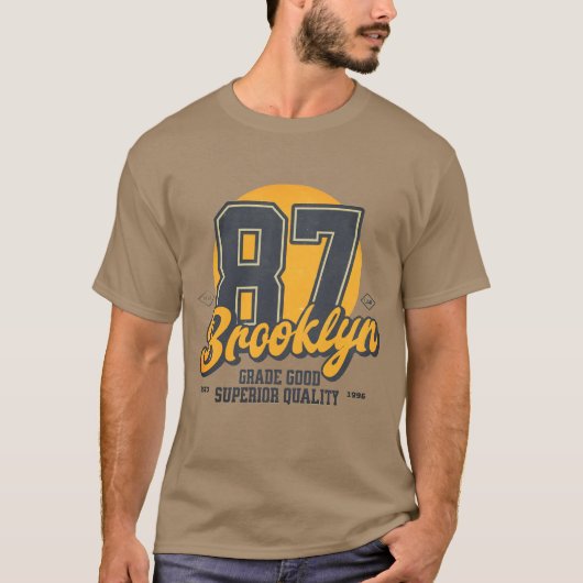 Brooklyn Badge T-shirt (Voorkant)