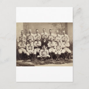Brooklyn Baseball Team, 1889 Briefkaart