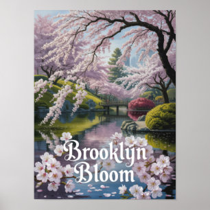 Brooklyn Bloom Kersenbloesemtuin Poster