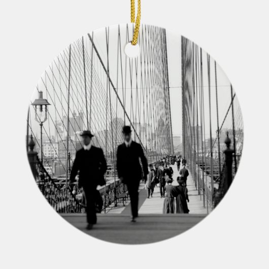 Brooklyn Bridge 1905 Ornament (Voorkant)