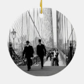 Brooklyn Bridge 1905 Ornament (Achterkant)