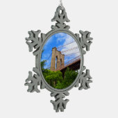 Brooklyn Bridge #1 Ornement de flocon de neige (Gauche)