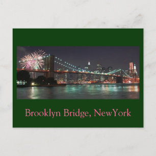 Brooklyn Bridge 2009, Brooklyn Bridge, New York Briefkaart