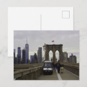 Brooklyn Bridge #4 Carte postale (Devant / Derrière)