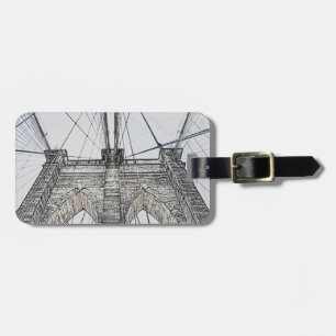 Brooklyn Bridge. Bagagelabel