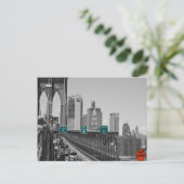 Brooklyn bridge briefkaart (Staand voorkant)