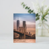 Brooklyn Bridge Briefkaart (Staand voorkant)