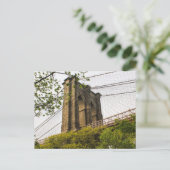 Brooklyn Bridge Briefkaart (Staand voorkant)