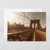Brooklyn Bridge. Briefkaart (Voorkant / Achterkant)