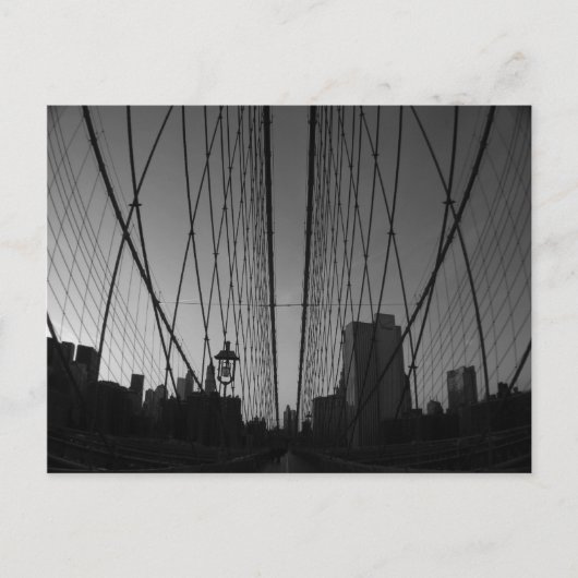 Brooklyn Bridge Briefkaart (Voorkant)