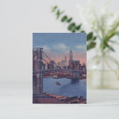  Brooklyn Bridge Briefkaart (Staand voorkant)