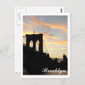 Brooklyn Bridge Briefkaart (Voorkant / Achterkant)