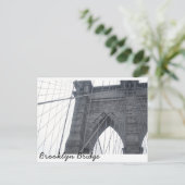 Brooklyn Bridge Briefkaart (Staand voorkant)