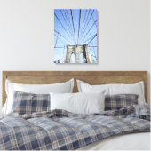 Brooklyn Bridge Canvas Afdruk (Insitu (Slaapkamer))