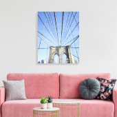Brooklyn Bridge Canvas Afdruk (Insitu (Woonkamer))