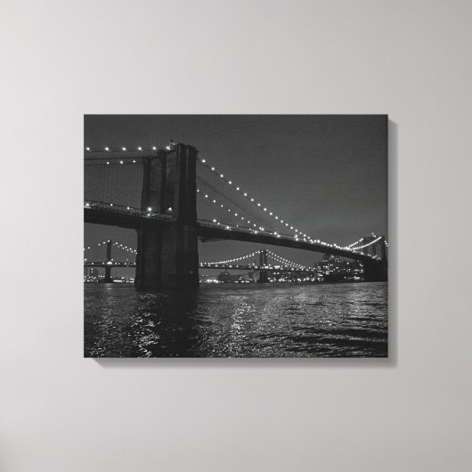 Brooklyn Bridge Canvas Afdruk (Voorkant)
