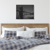 Brooklyn Bridge Canvas Afdruk (Insitu (Slaapkamer))