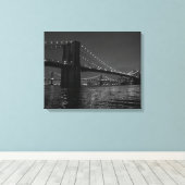 Brooklyn Bridge Canvas Afdruk (Insitu (Houten vloer))