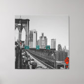 Brooklyn bridge canvas afdruk (Voorkant)