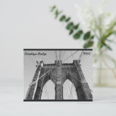 Brooklyn Bridge Carte postale NYC (Debout devant)