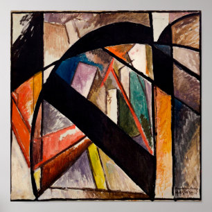 Brooklyn Bridge door Albert Gleizes Poster