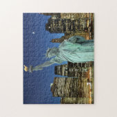 Brooklyn Bridge en het Vrijheidsbeeld Legpuzzel (Verticaal)