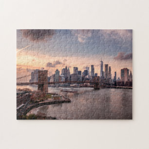 Brooklyn Bridge en Lower Manhattan Legpuzzel