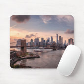 Brooklyn Bridge en Lower Manhattan Muismat (Met muis)