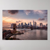 Brooklyn Bridge en Lower Manhattan Poster (Voorkant)