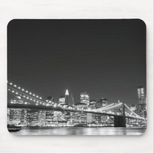 Brooklyn Bridge en Manhattan Skyline Muismat