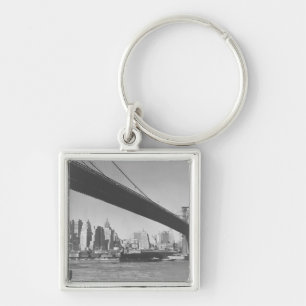 Brooklyn bridge en Manhattan skyline New York Sleutelhanger