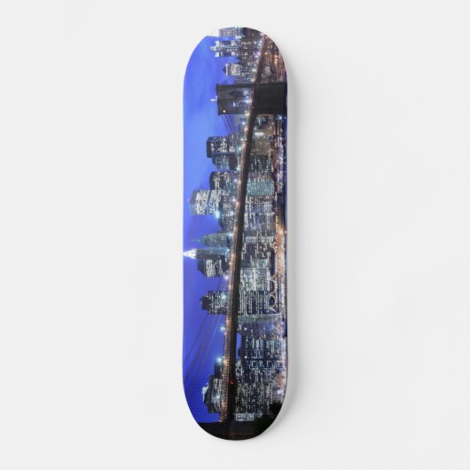 Brooklyn Bridge en Manhattan Skyline Skateboard (Voorkant)
