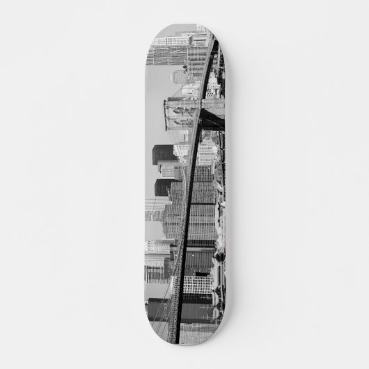Brooklyn Bridge en Manhattan Skyline Skateboard (Voorkant)