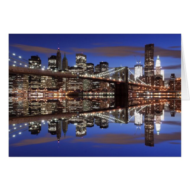 Brooklyn Bridge et Manhattan Skyline (Devant horizontal)