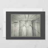 Brooklyn Bridge Faire-part de mariage - Élégant (Devant)