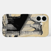 Brooklyn Bridge Ferry Boats Sepia Case-Mate iPhone Case (Achterkant (horizontaal))