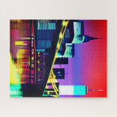 Brooklyn Bridge in de avond / 's nachts Legpuzzel (Horizontaal)