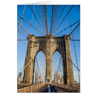 Brooklyn Bridge in de vroege ochtend