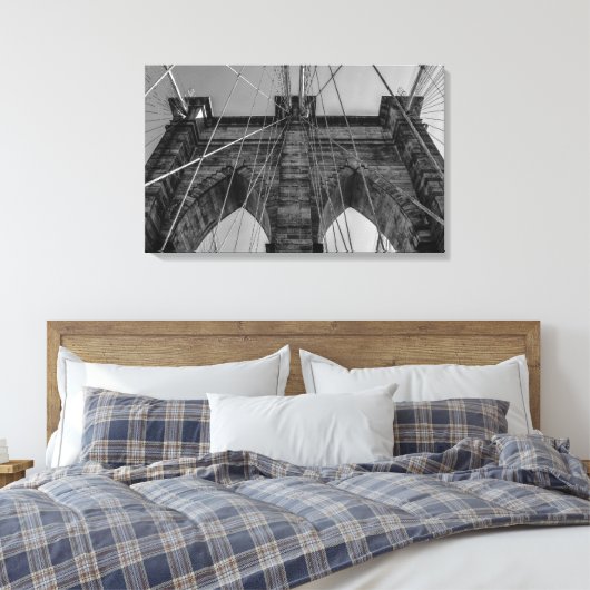 Brooklyn Bridge in New York City Canvas Afdruk (Insitu (Slaapkamer))