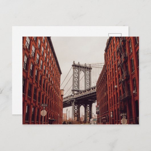 Brooklyn Bridge in Spring (New York, NY) Briefkaart (Voorkant / Achterkant)