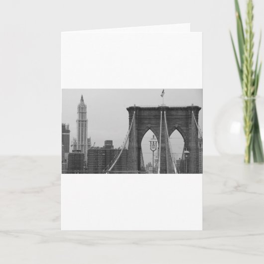 Brooklyn Bridge Kaart (Voorkant)