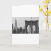 Brooklyn Bridge Kaart (Gele Bloem)