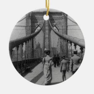 Brooklyn Bridge Keramisch Ornament
