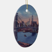 Brooklyn Bridge Keramisch Ornament (Rechts)