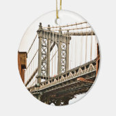 Brooklyn Bridge Keramisch Ornament (Links)