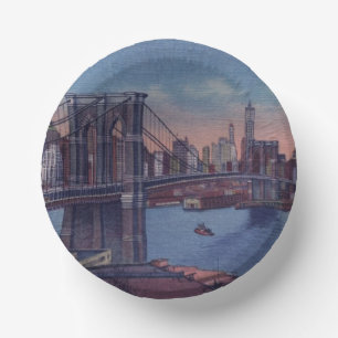 Brooklyn Bridge-kunst schilderen Papieren Kommen