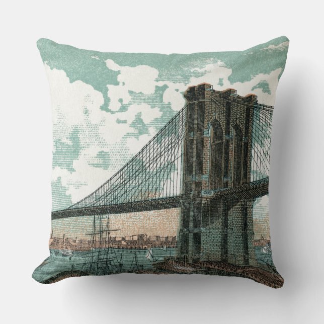 Brooklyn Bridge Kussen (Voorkant)