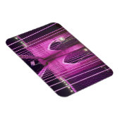 Brooklyn Bridge Lit Paars Magneet (Rechterzijde)